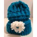 TYD-1209 : Handmade Childrens Knitted Hat with Flower at Texas Yard Sale . com