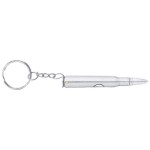 Silver Bullet Keychain Knife Zinc Alloy EDC Pocket Tool Honed Blade 3-1/4 Inch Silver Bullet Keychain Knife Zinc Alloy EDC Pocket Tool Honed Blade 3-1/4 Inch