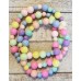 TYD-1163 : Candy-Colored Round Bead Necklace at Texas Yard Sale . com