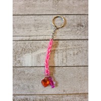 Valentines Day Rubber Band Keychain
