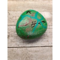 Overgrown Painted Rock
