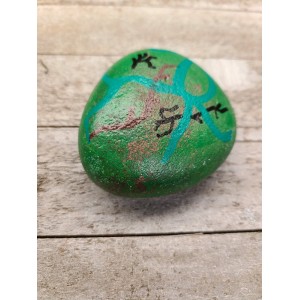 JTD-1028 : Overgrown Painted Rock at Texas Yard Sale . com