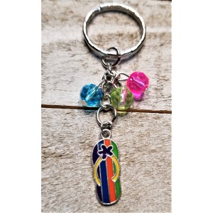 JTD-1032 : Summertime Flip Flop Keychain at Texas Yard Sale . com