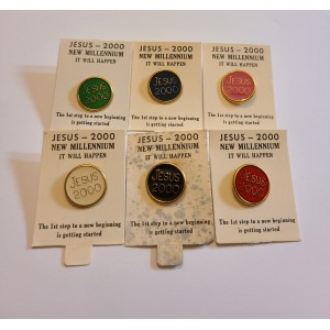 RDD-1003 : Jesus 2000 Collectible Movie Pins - Assorted Colors at Texas Yard Sale . com