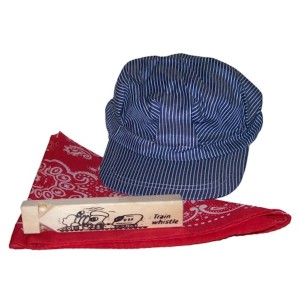 Childs Train Engineer Party Set w/ Hat, Whistle, Scarf at RTD Gifts RTD-1012 : Childs Train Engineer Party Set w/ Hat, Whistle, Scarf at RTD Gifts