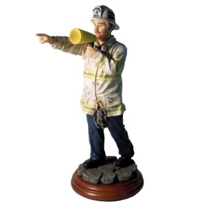 RTD-2600 : Fire Captain Figurine Firefighter Statue at Texas Yard Sale . com