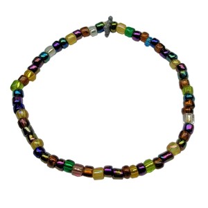 RTD-2754 : Colorful Seed Bead Bracelet at Texas Yard Sale . com