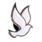 White Dove Pin