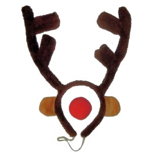 RTD-3258 : Rudolph the Red-Nosed Reindeer Antlers and Nose Set at Texas Yard Sale . com