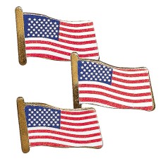 Metal USA Flag Pins