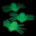 12pc Glow-in-the-Dark Creepy Plastic Spiders 12pc Glow-in-the-Dark Creepy Plastic Spiders