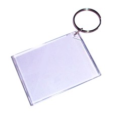 DIY Key Chain Plastic with Metal Ring