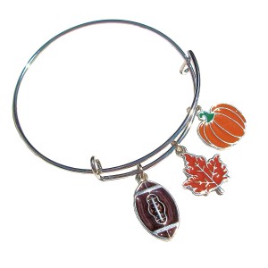 RTD-4010 : Fall Football Fan Autumn Charm Bracelet at Texas Yard Sale . com