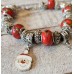 TYD-1196 : Festive Merry Christmas Holiday Theme Charm Bracelet at Texas Yard Sale . com