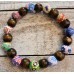 TYD-1216 : Clay Flower Wood Beaded Bracelet Handmade Floral Stretch Jewelry at Texas Yard Sale TYD-1216 : Clay Flower Wood Beaded Bracelet Handmade Floral Stretch Jewelry at Texas Yard Sale