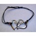 RTD-2753 : Double Heart Adjustable Bracelet at Texas Yard Sale . com