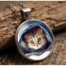 RTD-3673 : Kitten in Blue Jeans Pendant Necklace at Texas Yard Sale . com