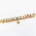 RTD-3846 : I Love You Royal Golden Charm Bracelet with Crystal Beads at Texas Yard Sale . com