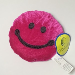 AJD-1056 : Pink Smiley Face Plush at Texas Yard Sale . com