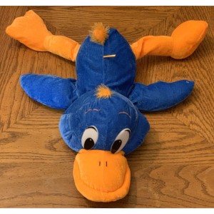 AJD-1075 : Big Blue Duck Plush Toy 24 Inches Long at Texas Yard Sale . com