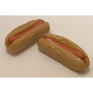 AJD-1082 : Plastic Hot Dog Toys 2-Pack at Texas Yard Sale . com