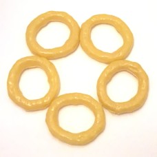 Plastic Toy Onion Rings 5-Piece Set