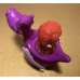 AJD-1032 : 2008 McDonald's Happy Meal Toy Purple Dragon With Ronald McDonald at Texas Yard Sale . com