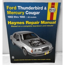 Haynes Repair Manual Ford Thunderbird & Mercury Cougar 1983-1988