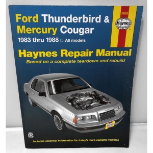 RDD-1124 : Haynes Repair Manual Ford Thunderbird & Mercury Cougar 1983-1988 at Texas Yard Sale . com