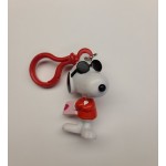 Plastronics Valentine Peanuts Snoopy PVC Keychain Figure