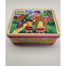 THE BACKYARDIGANS Nickelodeon Jr Metal Tin Box Brand Lunchbox