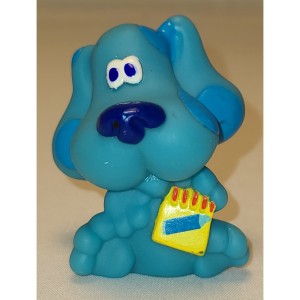 JTD-1078 : Mattel Viacom 2000 Blues Clues Toy Figure with Notebook at Texas Yard Sale . com