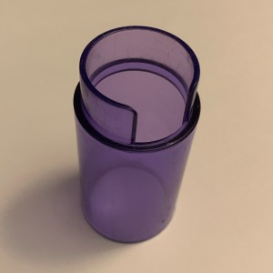 JTD-1118 : Imaginarium Marble Run Purple Transparent Pipe Piece at Texas Yard Sale . com