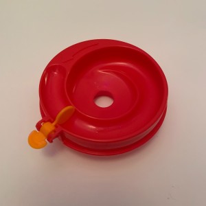 JTD-1126 : Imaginarium Marble Red Swirl Start Piece at Texas Yard Sale . com