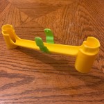 Imaginarium Marble Run Yellow Slide Piece with Green Attachment