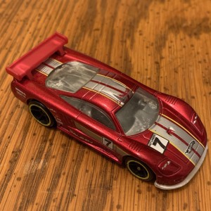 JTD-1150 : Hot Wheels Saleen S7 Red with Silver Stripes at Texas Yard Sale . com