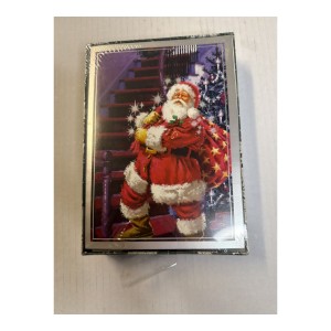 RDD-2027 : 18-Count Boxed Christmas Cards - Holiday Home Santa Claus with Envelopes at Texas Yard Sale RDD-2027 : 18-Count Boxed Christmas Cards - Holiday Home Santa Claus with Envelopes at Texas Yard Sale