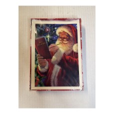 Pack of 18 Christmas Cards And Envelopes Santa Claus Writing His List Pack of 18 Christmas Cards And Envelopes Santa Claus Writing His List
