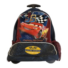 Disney Pixar Cars Lightning McQueen Rolling Backpack