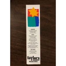 Vintage 1980's Bookmark from Taylors Bookstores Dallas Arlington Fort Worth Texas