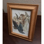 Mary and Baby with Angels 9x7 Framed Picture