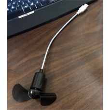 Computer USB Fan with Flexible Stem