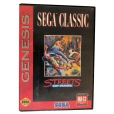 Streets of Rage Sega Genesis Classic 1993 Video Game Complete