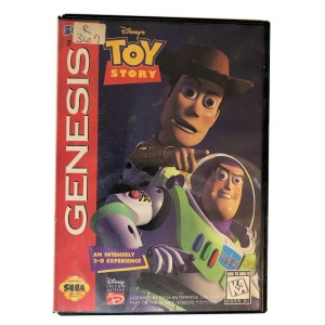 RDD-1171 : Toy Story Sega Genesis Video Game Cartridge. Box and Manual at Texas Yard Sale . com