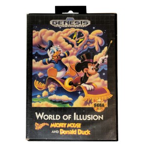RDD-1178 : World of Illusion Starring Mickey Mouse & Donald Duck (Sega Genesis, 1992) at Texas Yard Sale . com