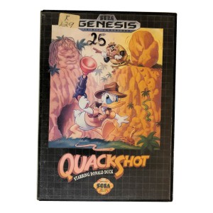 RDD-1184 : Quackshot Sega Genesis Video Game Starring Donald Duck at Texas Yard Sale . com