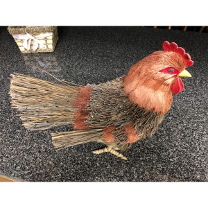 RDD-1023 : Life Size Rooster Figure Farmhouse Southwestern Deco at Texas Yard Sale . com