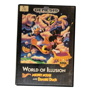 RDD-1181 : Sega Genesis World of Illusion Starring Mickey Mouse & Donald Duck at Texas Yard Sale . com