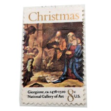 Adoration of the Shepherds - By Giorgione Collectible Postage Stamp