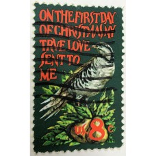On The First Day of Christmas Partridge Collectible Postage Stamp